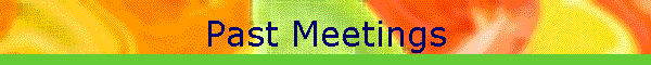 Past Meetings