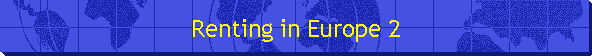 Renting in Europe 2